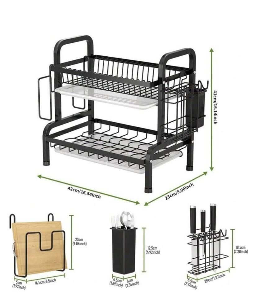 Non Rusty Original 2 Layer Dish Rack - Image 5