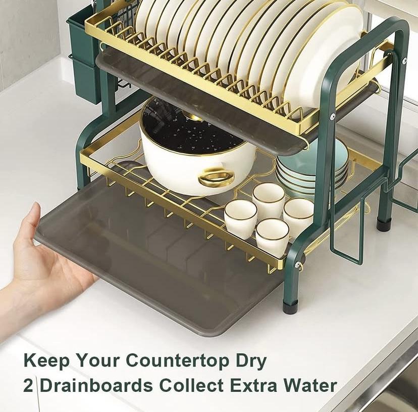 Non Rusty Original 2 Layer Dish Rack - Image 4