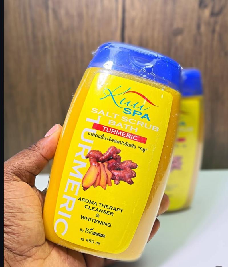 Kuu Spa salt scrub Tumeric Bath - Image 2