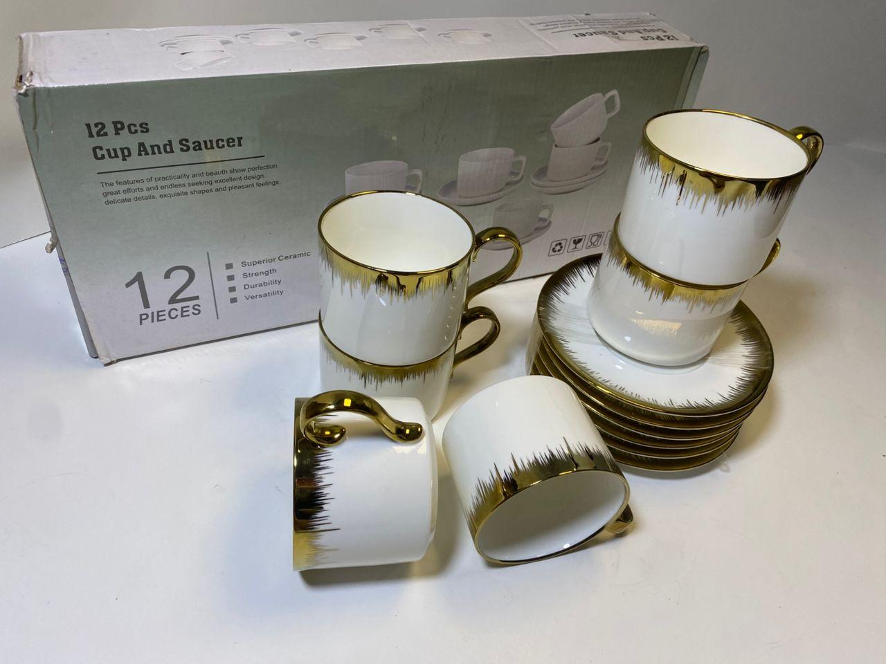 12 Pieces Cup And Saucer