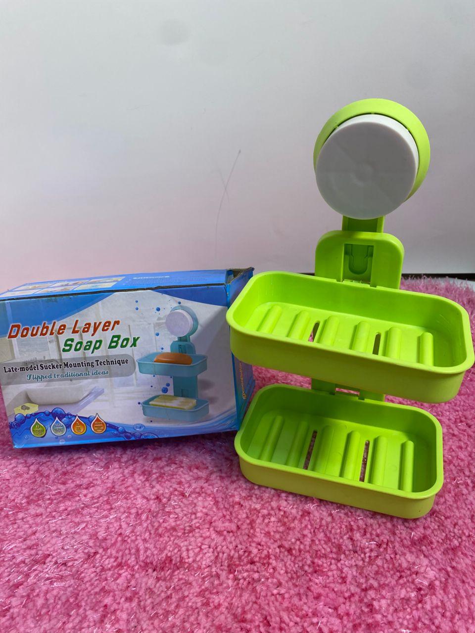 Double layer soap box