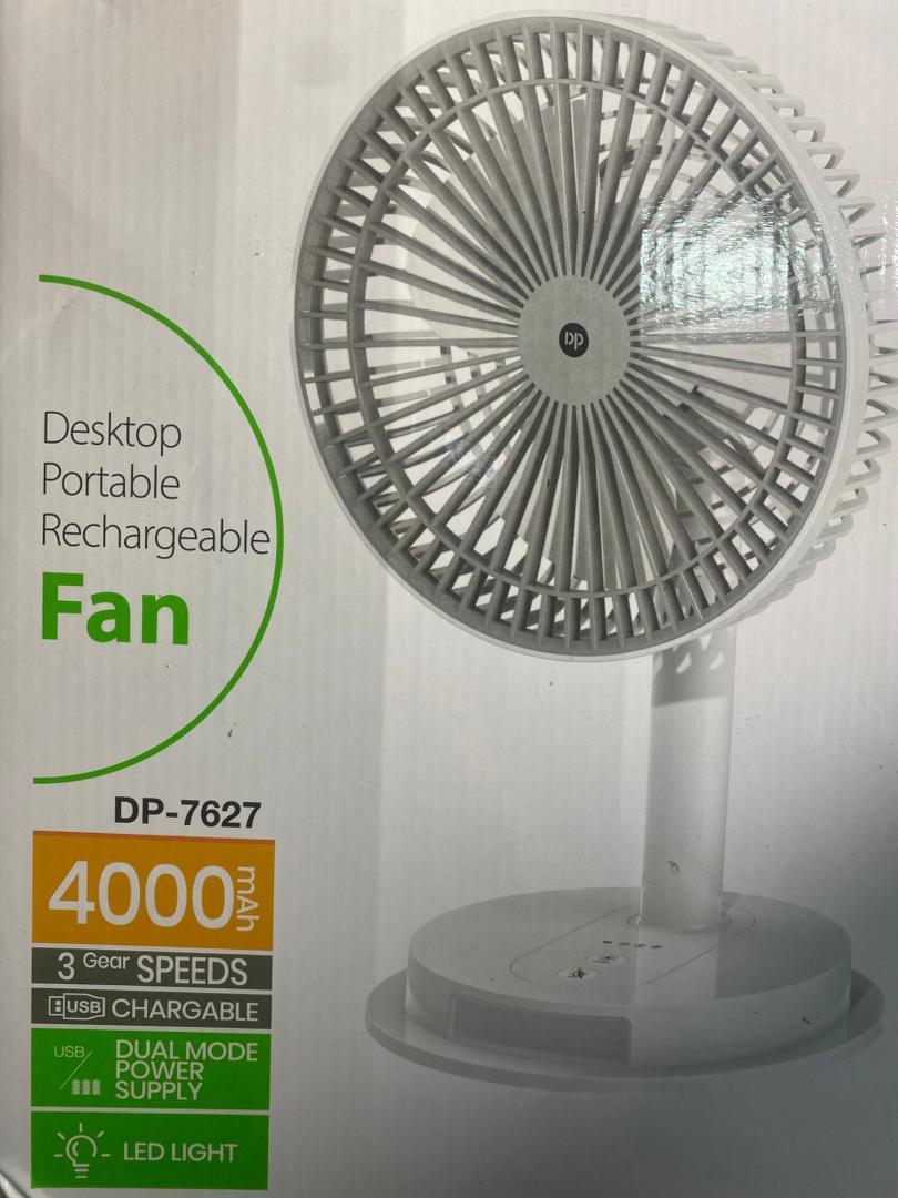 Rechargable fan with led light - Image 2