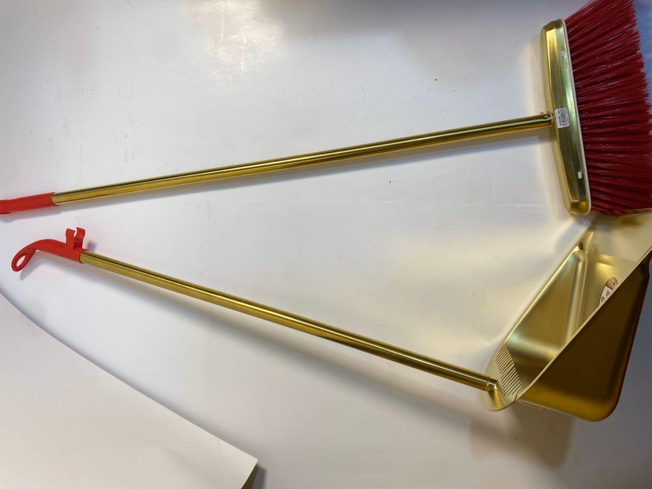 Golden Stainless Broom and Dustpan - Image 4