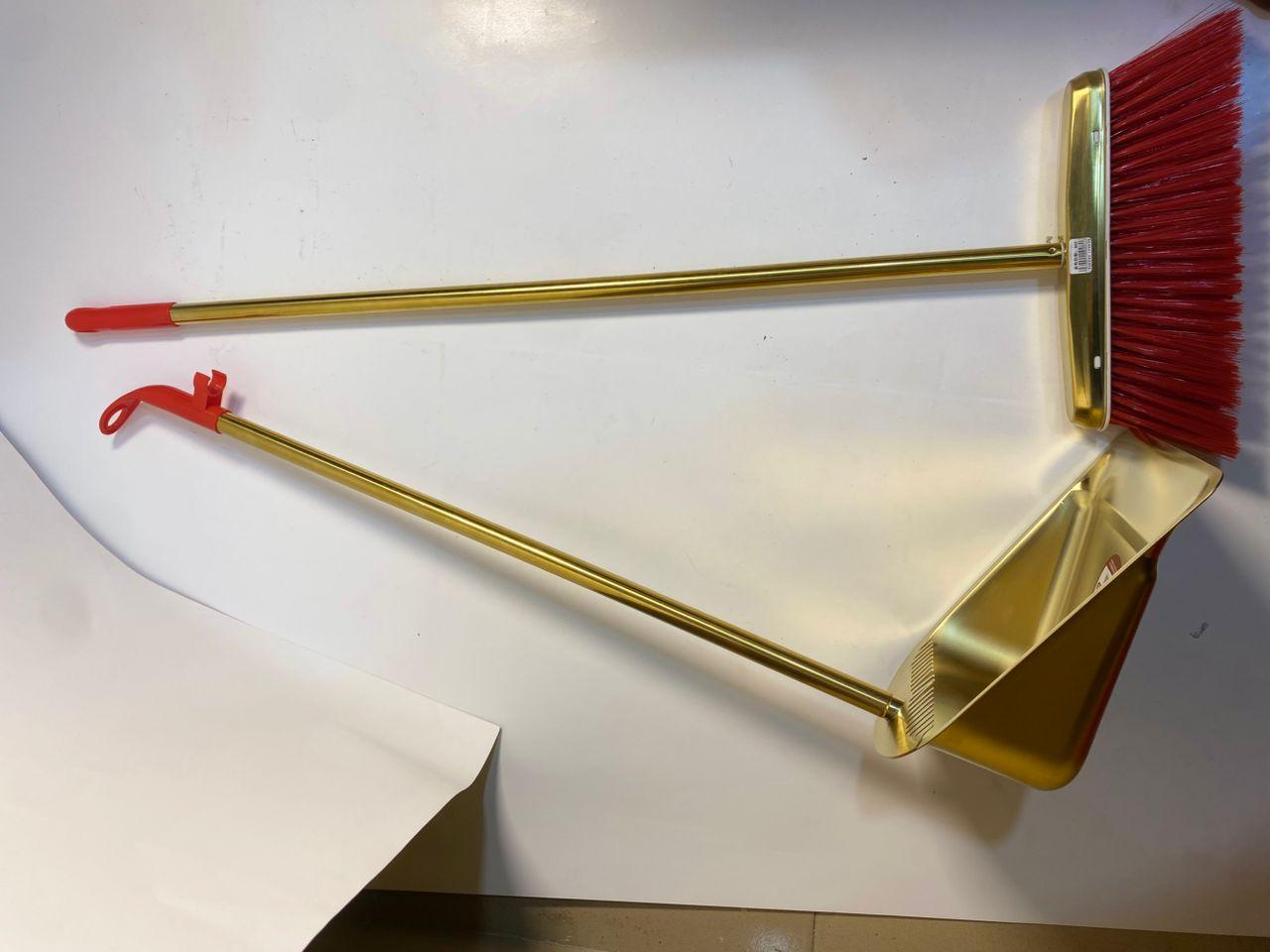 Golden Stainless Broom and Dustpan - Image 3