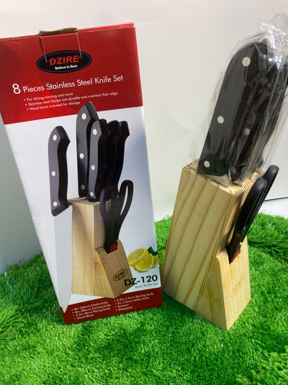 Dzire 8-piece stainless steel knife set (DZ-120)
