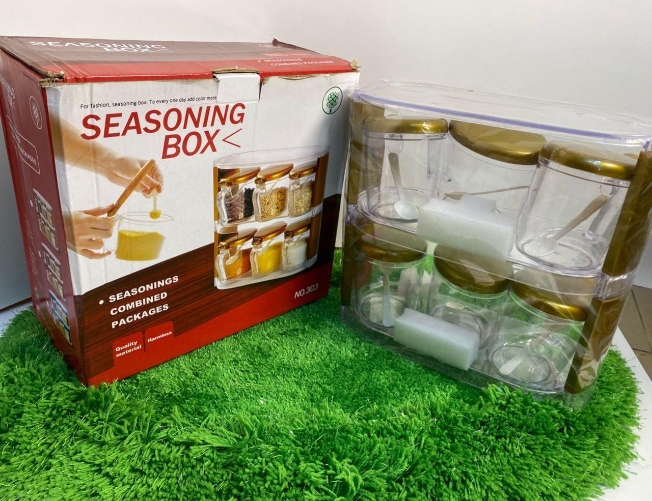 6pcs Seasoning/spices/condiment Box