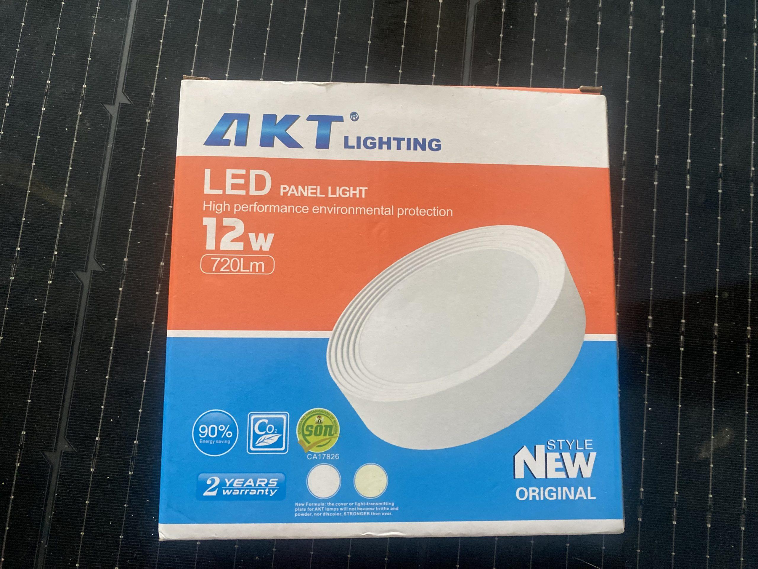 AKT 12watt LED Round Surface Panel Light