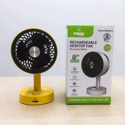 Rechargeable Desktop fan