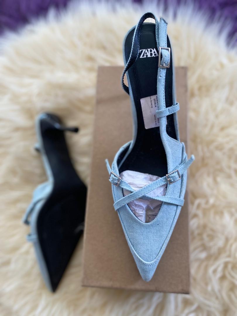 Zara High-Heeled Sandals - Image 3