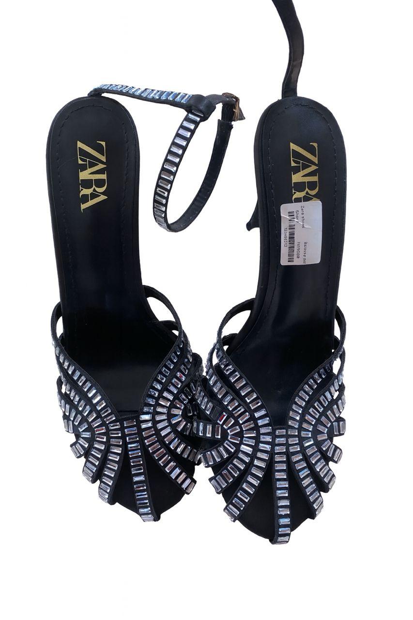 ZARA Luxury Crystal-Embellished Heels