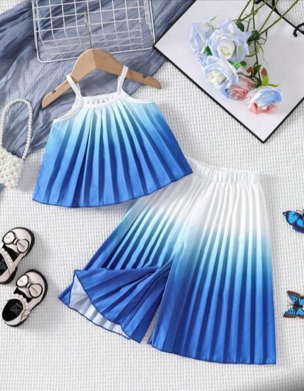 Premium Girls’ Two-Piece Pleated Set - Image 2