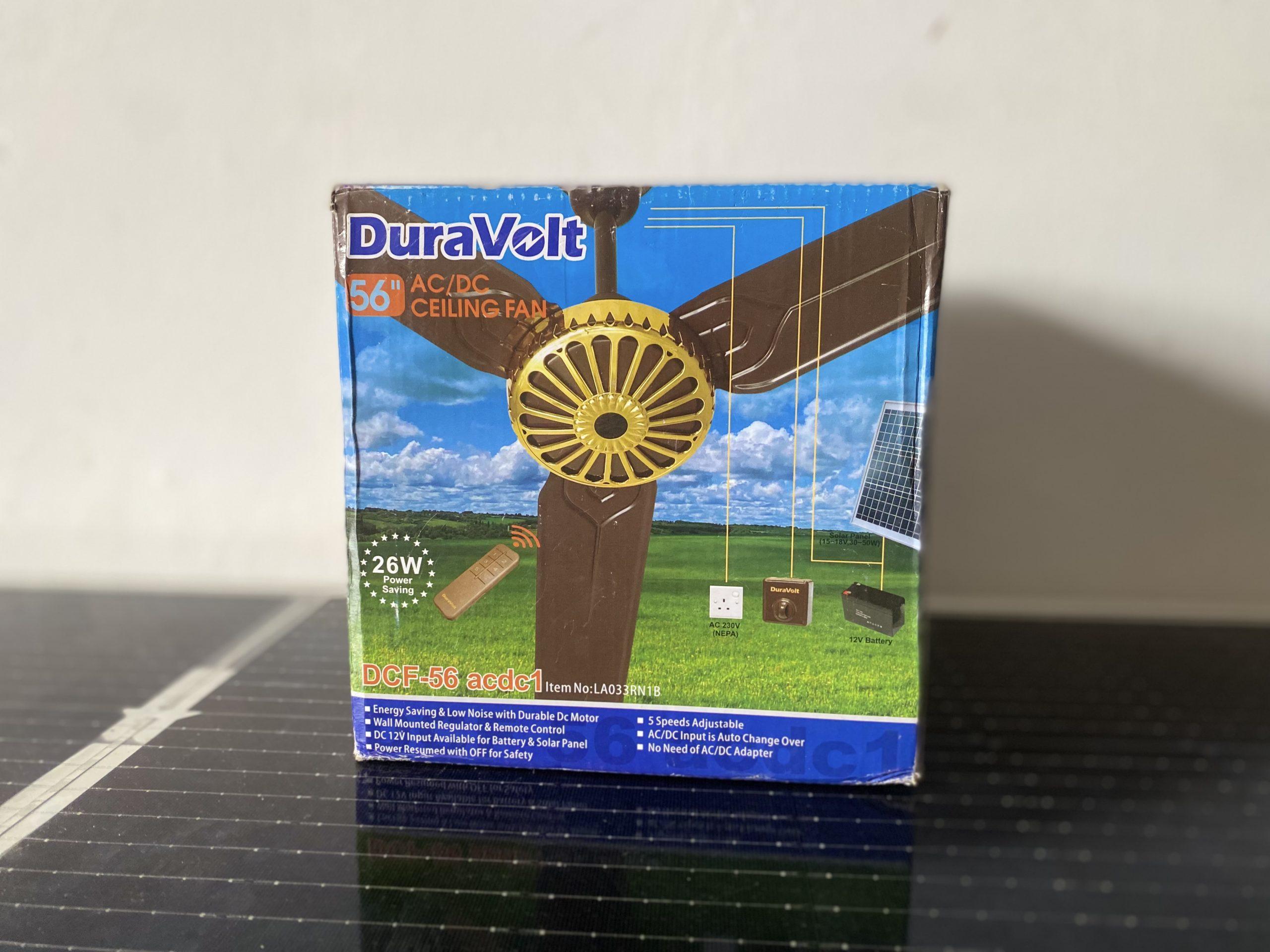 Duravolt 56" Ac/DC Ceiling Fan