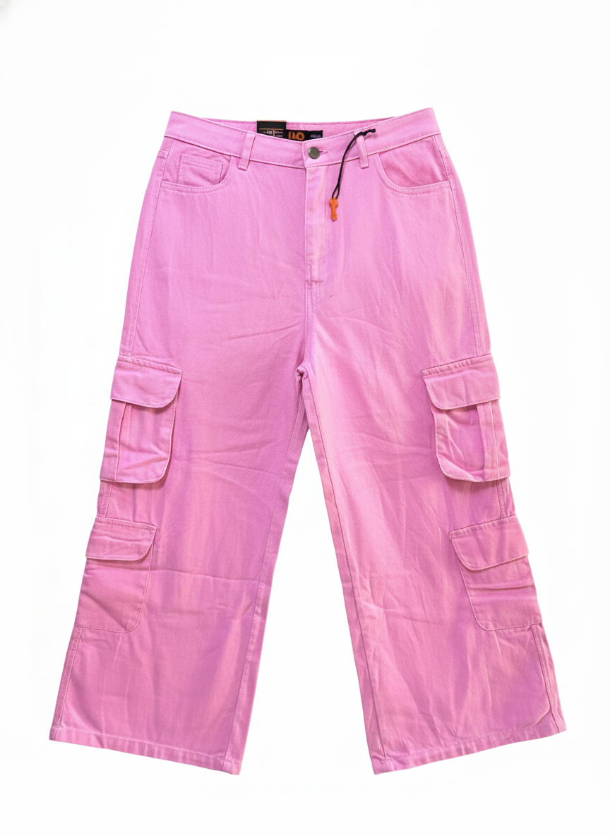 Cargo wide leg trousers (10-17 years)