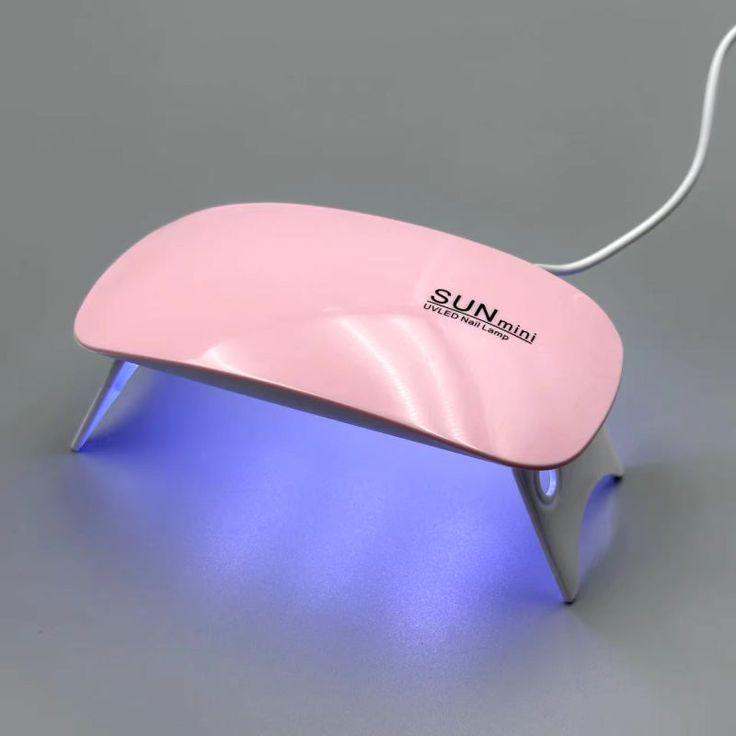 SUNmini Uv Led Nail Lamp-Portable Mouse Shaped Gel Polish Dryer With USB Cord