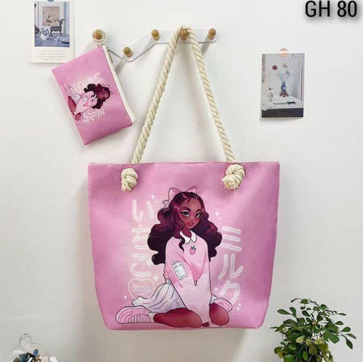 Graphic Fashion Shoulder Big Tote Bag With Purse For Ladies