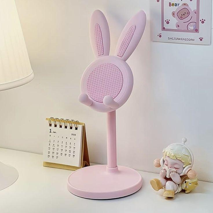 Cute Bunny Cell Phone Stand Adjustable For Phone And Tablet - Image 2