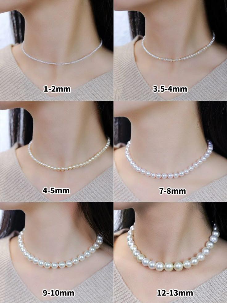 Hand-Knotted Glass Shell Pearl Necklace Silver Stud Earring Set For Women Daily Wear - Image 2
