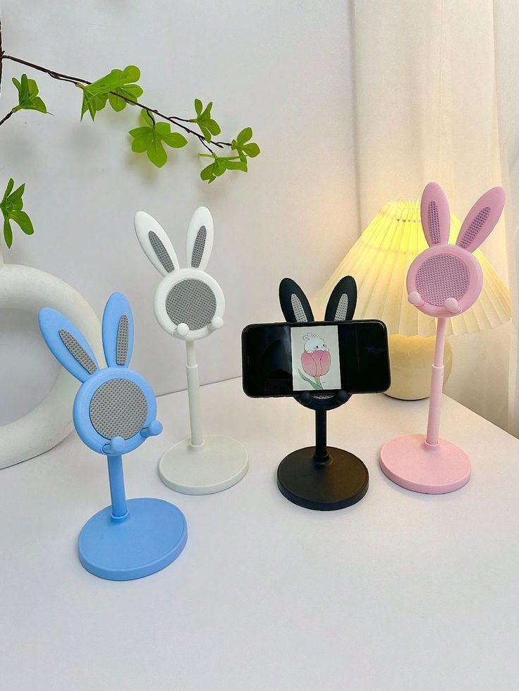 Cute Bunny Cell Phone Stand Adjustable For Phone And Tablet