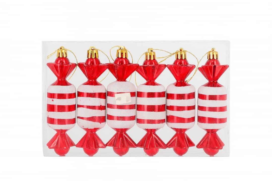 Festive Candy-Shaped Christmas Ornaments