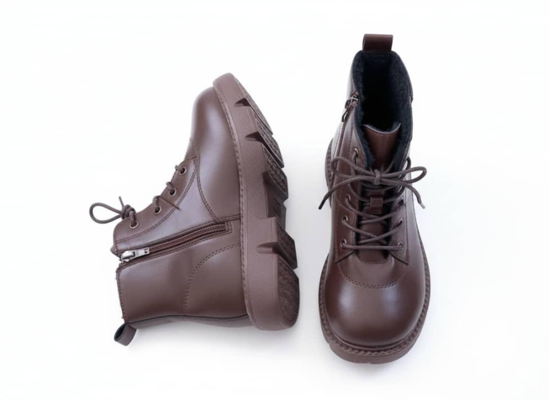Brown Combat Boots