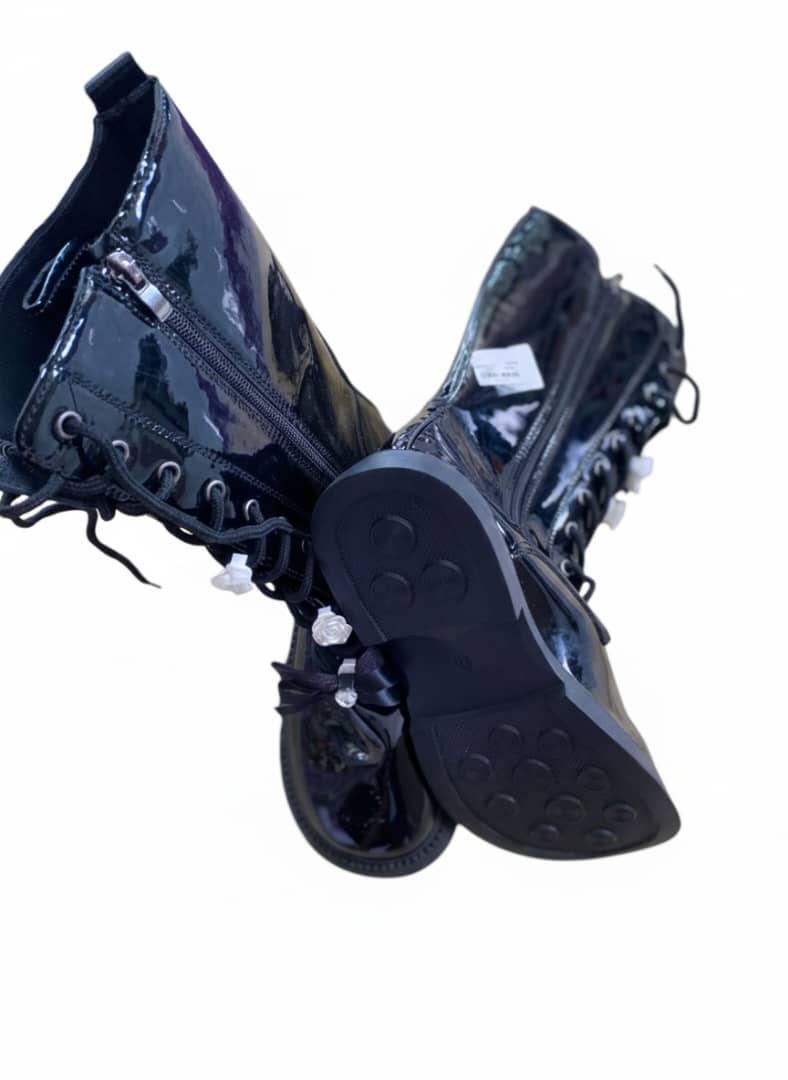 Girls’ Floral Ankle Boots - Image 2