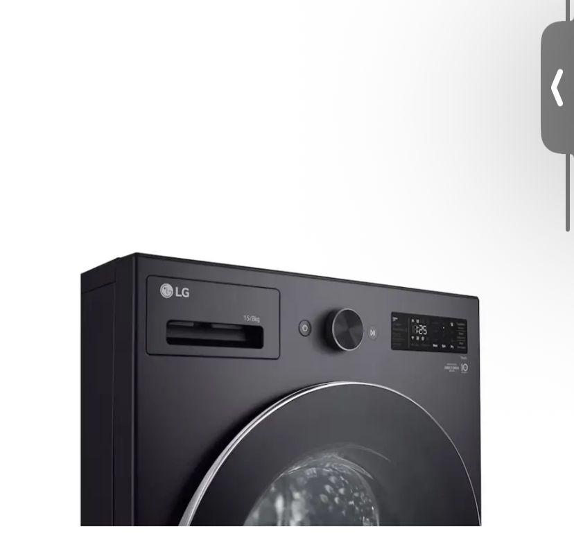 LG Front Load Smart Inverter Washing Machine – Black - Image 4