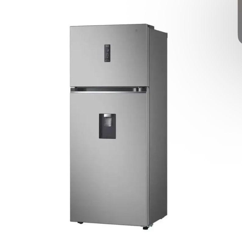 Hisense Top Freezer Refrigerator with Water Dispenser – Silver Finish