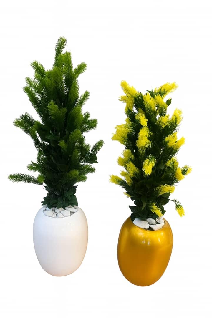 Luxe pine decorative planters
