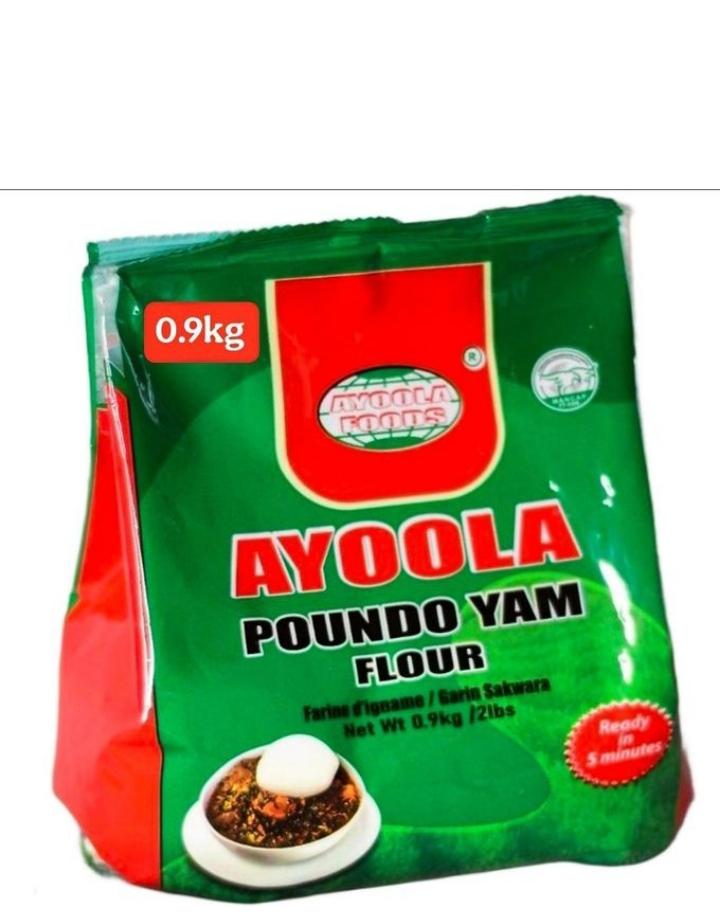 Ayoola Pounded Poundo Yam fufu Flour Powder 0.9kg