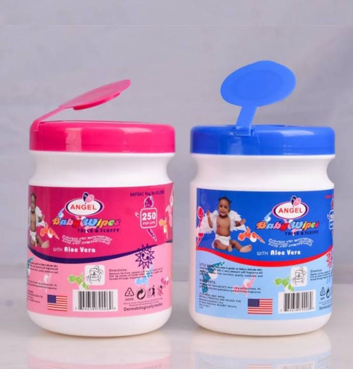Angel baby wipes(Big container