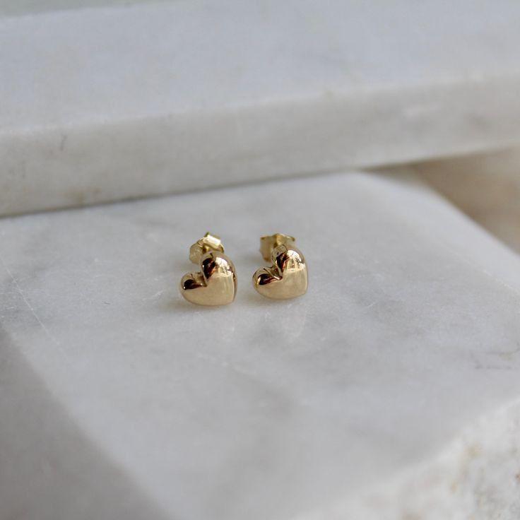 2pair Minimalist Heart Design Stud Earring For Women For Daily Jewelry Accessories Accessories - Image 2