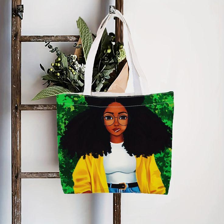 Graphic Fashion Shoulder Big Tote Bag With Purse For Ladies - Image 3