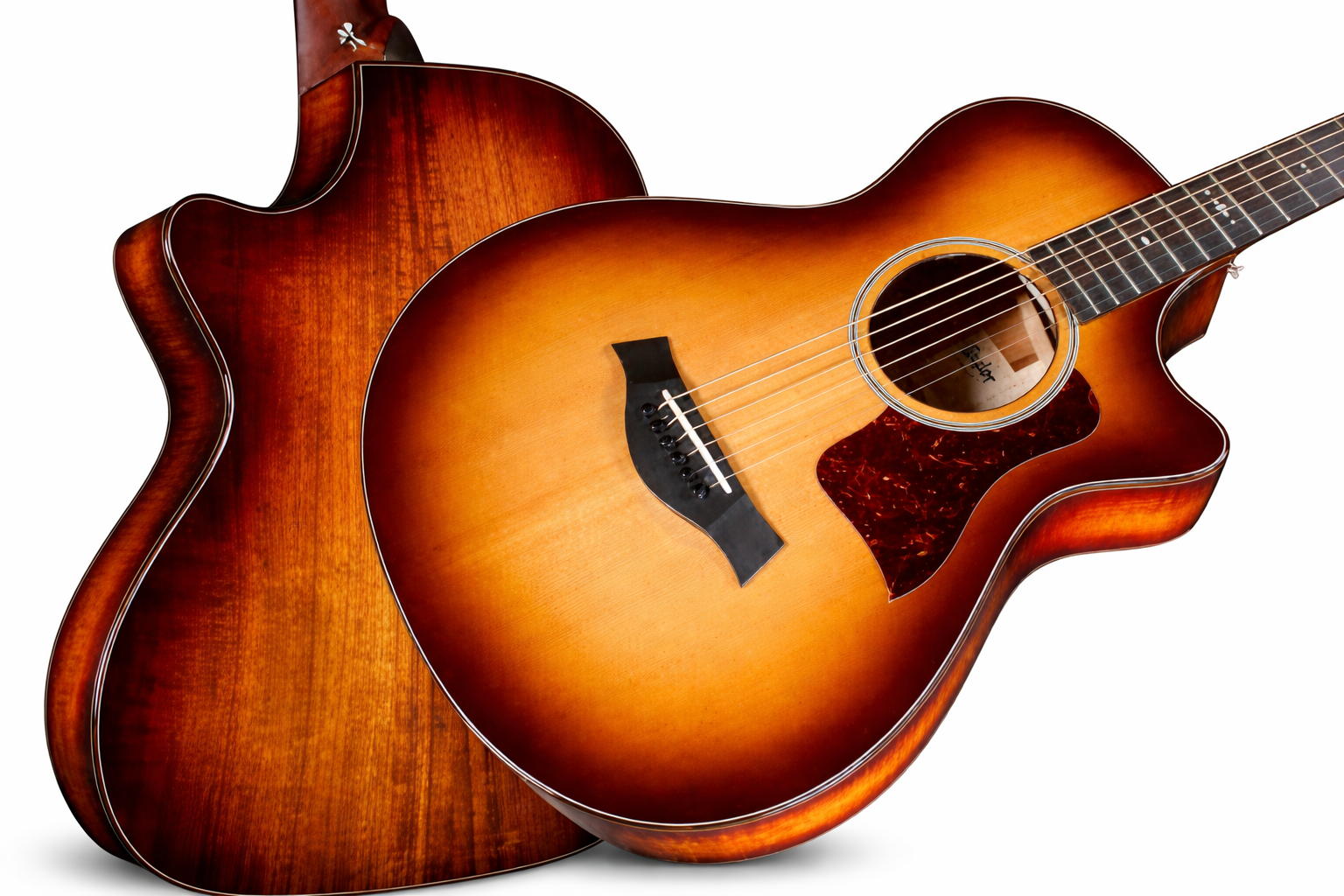 Sunburst Cutaway Acoustic Guitar