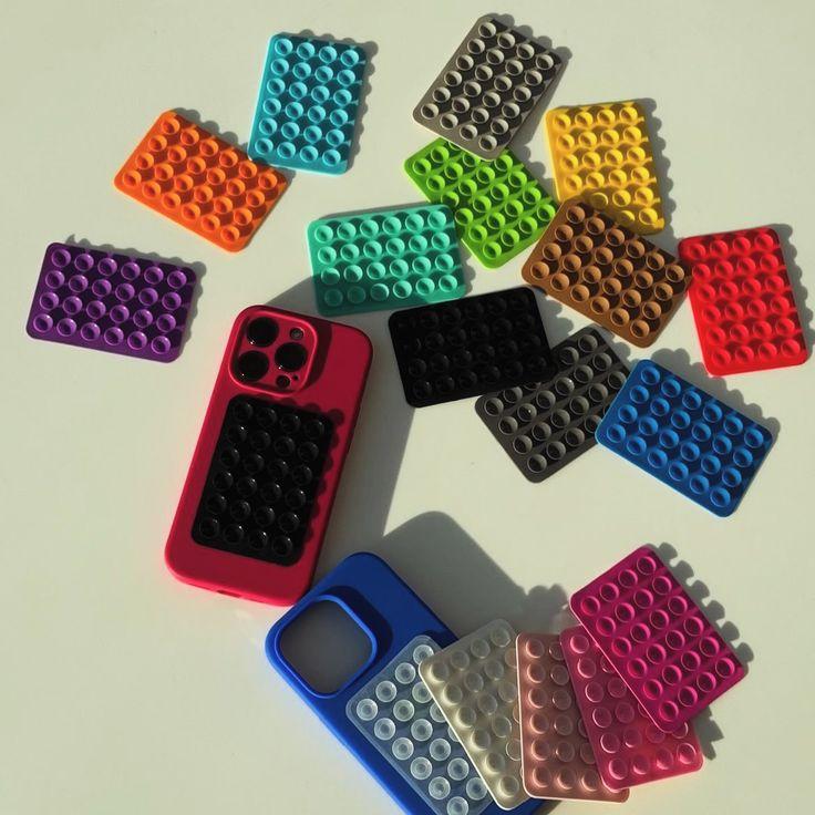 Phone Grip Silicone Phone Holder With Adhesive Hold-Mobile Phone Suction