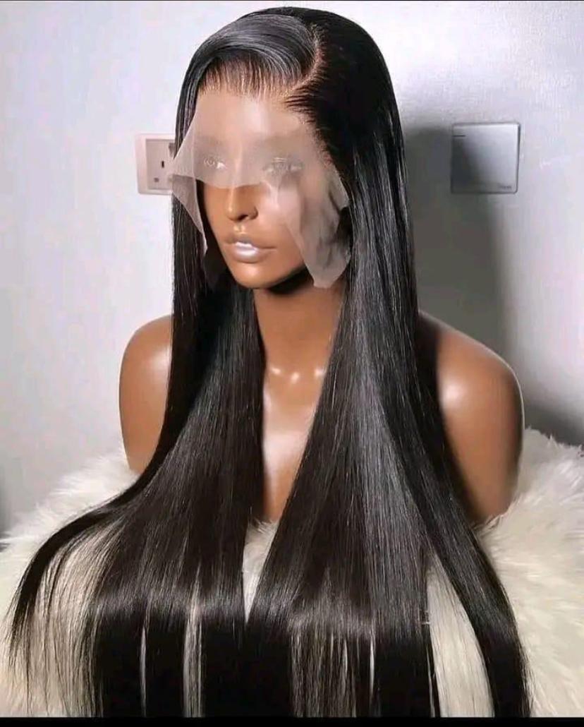 Premium Bone Straight Human Hair – 24 Inches (Natural Color)