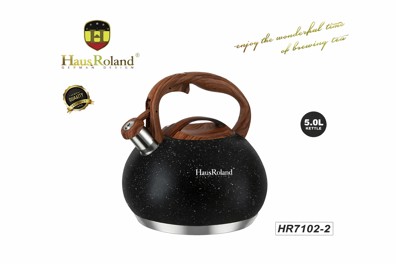 Haus_Roland Premium Granite Whistle Kettle
