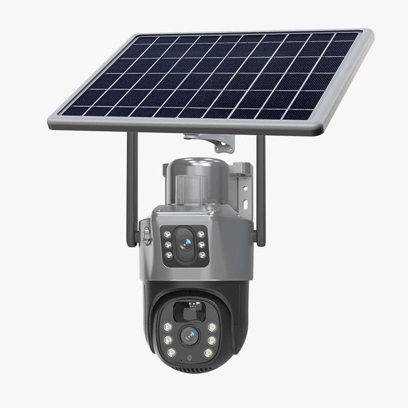 HD Dual Lens Solar PTZ Camera