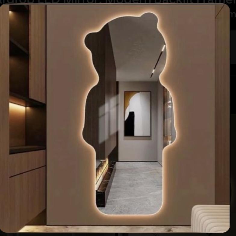 Teddy Bear Decorative Wall Mirror