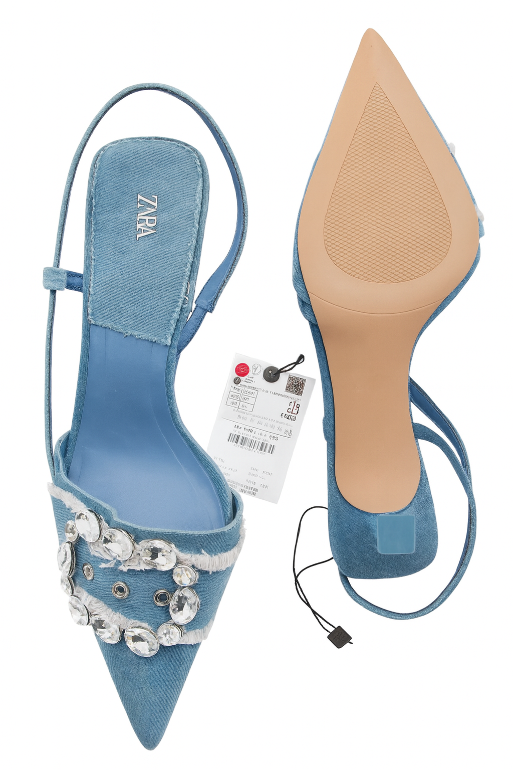 Zara Slingback Kitten Heel