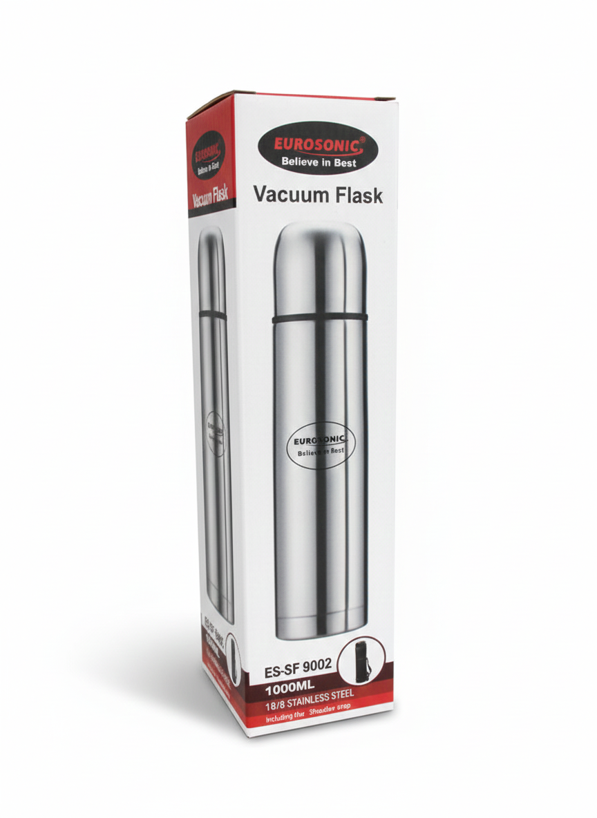 Eurosonic Stainless Steel Hot And Cold Vacuum Flask