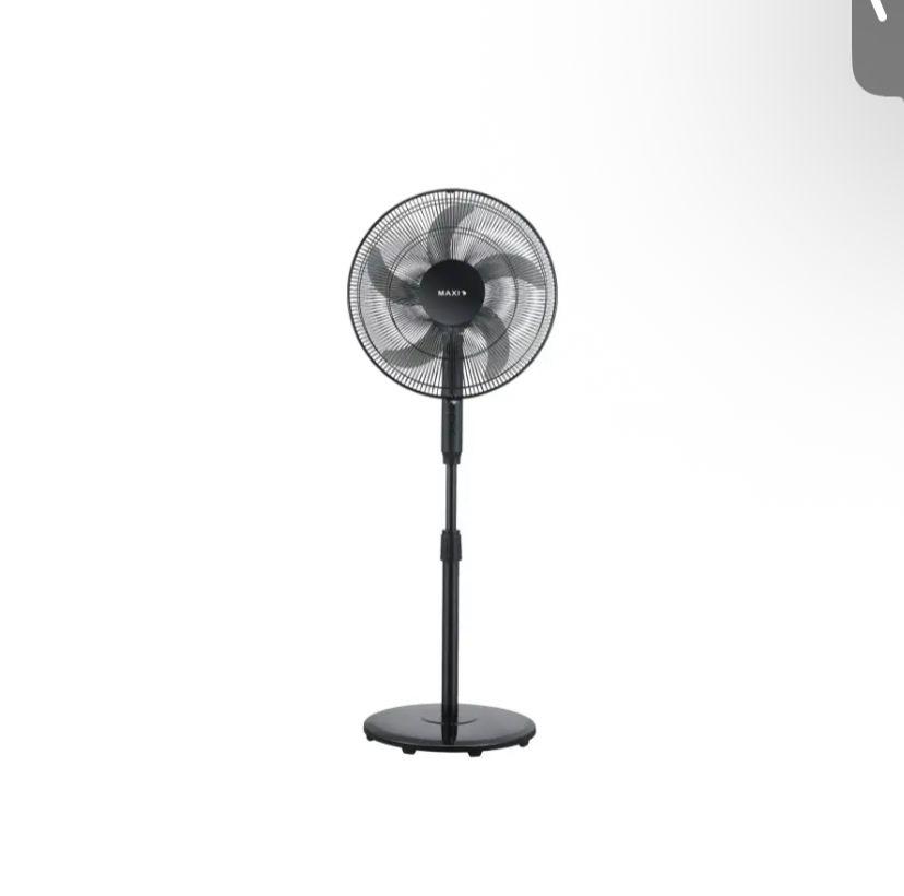 Maxi 16” Adjustable Standing Fan – Black