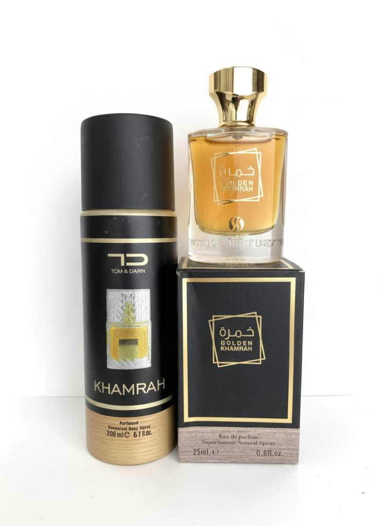Golden Khamrah Luxury Fragrance Set