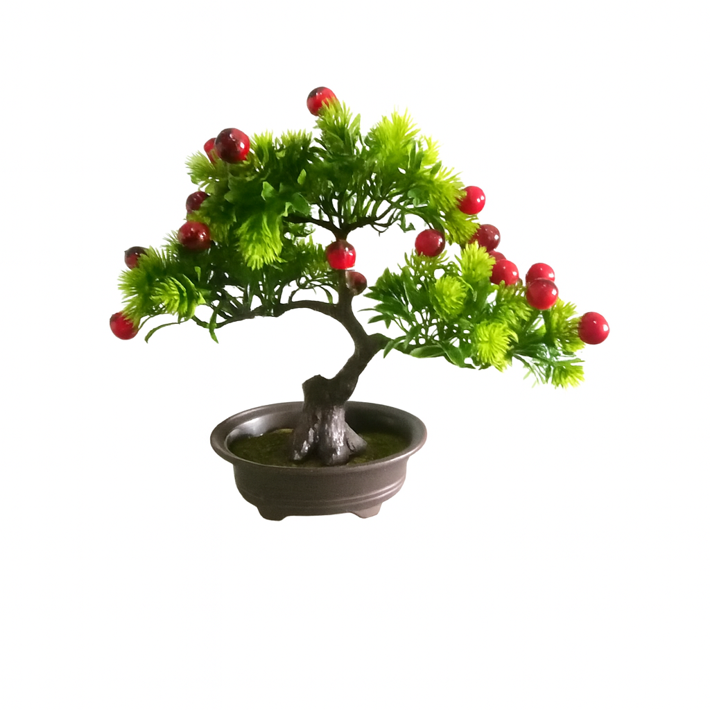Mini Artificial Berry Bonsai Tree