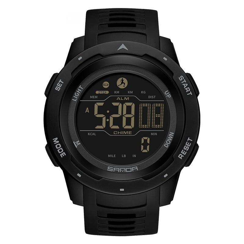 Sanda Calories Waterproof Multifunctional Shockproof Smart Men's And Women's Watch