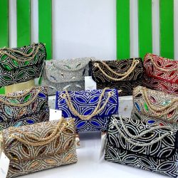 Clutch stoned bag