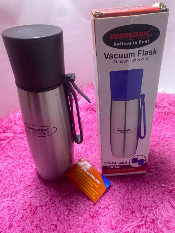 Eurosonic Stainless Steel Hot And Cold Vacuum Flask