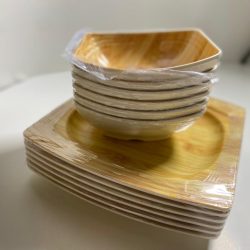 Unbreakable Ceramic curved nd flat plates 12pcs
