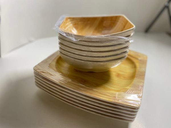 Unbreakable Ceramic curved nd flat plates 12pcs