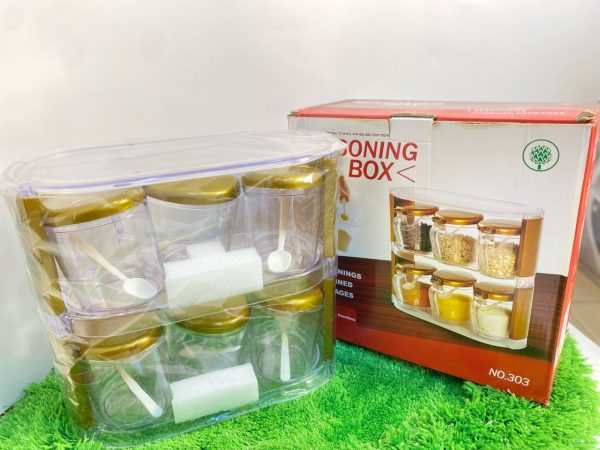 6pcs Seasoning/spices/condiment Box - Image 2