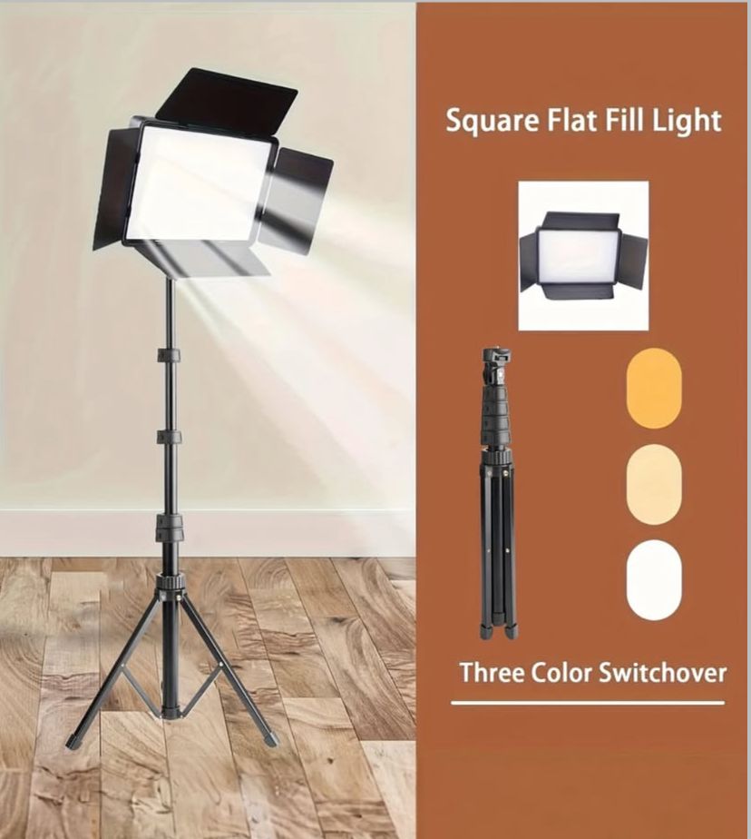 Pro LED 800 Light Kit + Tripod Stand + Batteries - Image 3